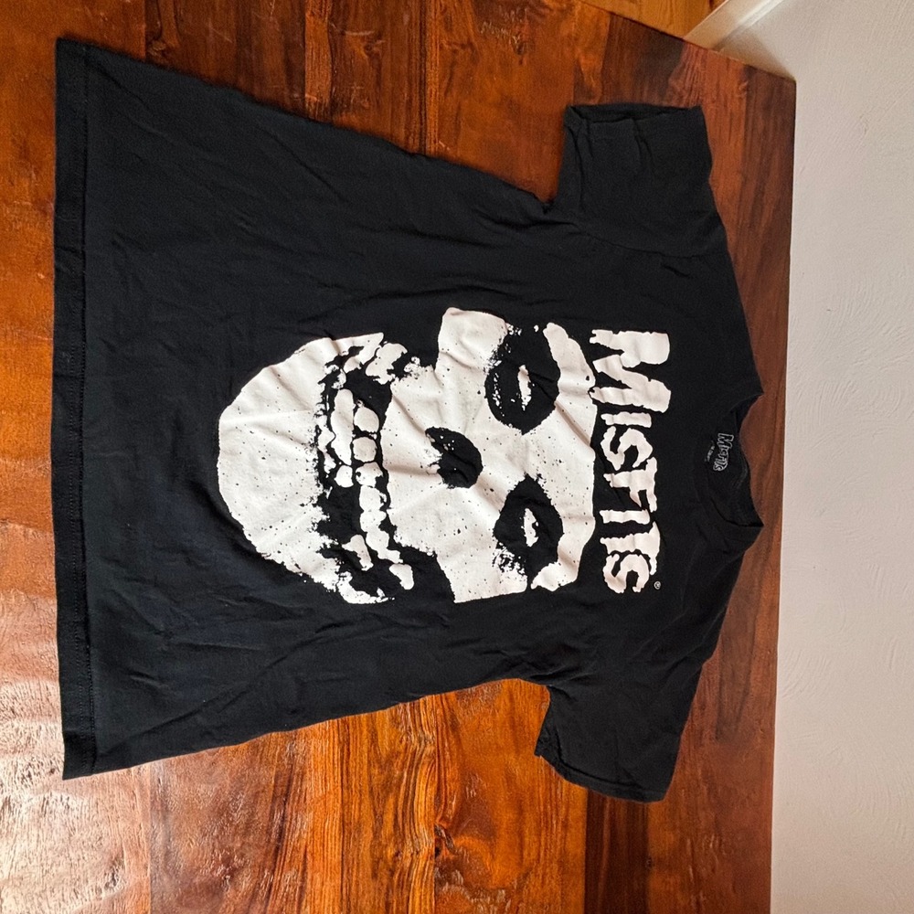 Misfits Skull Graphic T Shirt Black Mens Size‎ M Short Sleeve Horror Punk Rock